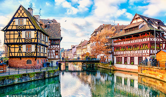 Le canal à Strasbourg