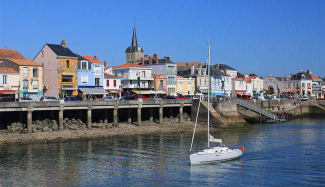 Le quartier de la Chaume aux Sables d'Olonne (85)