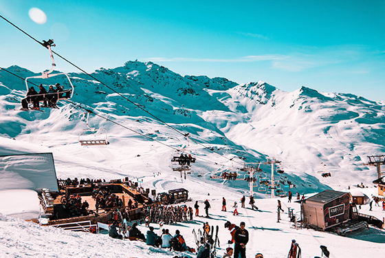 Une station de ski