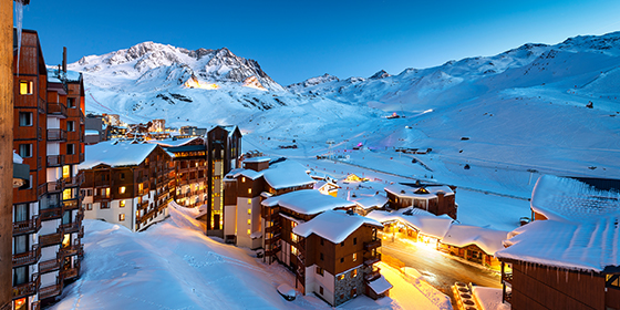 Val Thorens de nuit