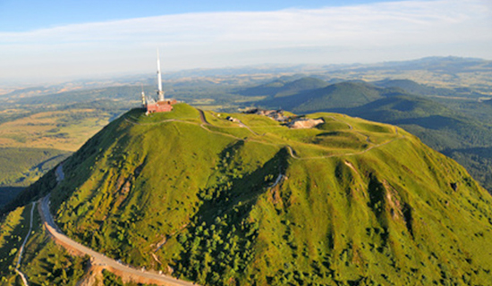 La chaîne des Puys proche de Clermont Ferrand