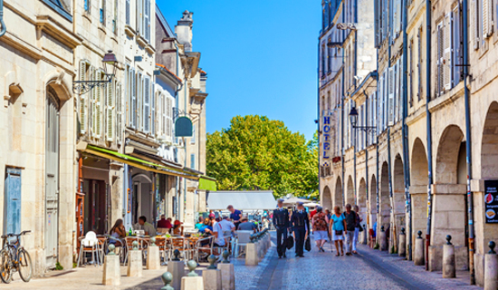 Une rue à La Rochelle