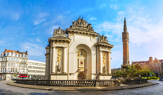 La porte de Paris à Lille