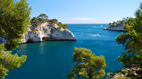 Les calanques près de Marseille