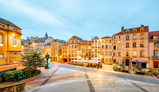 Une place à Metz