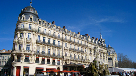 Place de la comédie à Montpellier