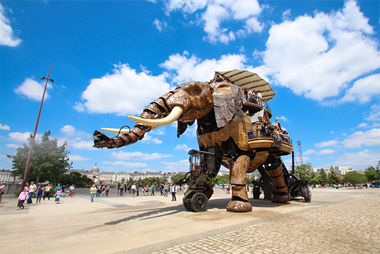 Le centre-ville de Nantes