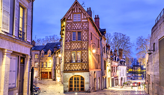 Une rue d'Orléans