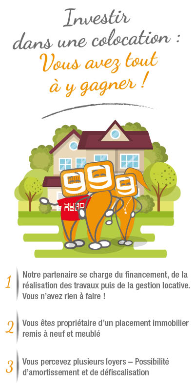 Investir dans une colocation