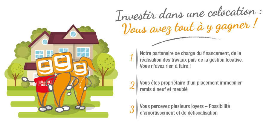 Investir dans une colocation