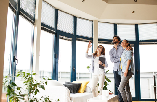 Intérieur d'appartement avec prestations haut de gamme