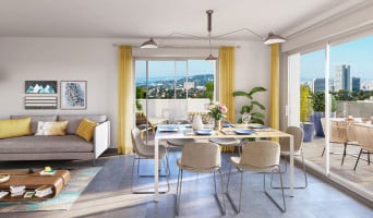 Marseille programme immobilier neuve « Chateau Valmante - ADMIR' » en Loi Pinel  (3)