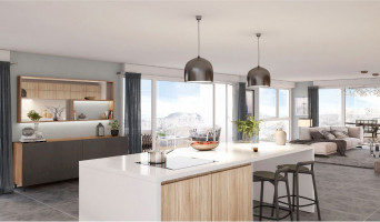 Grenoble programme immobilier neuve « Open Sky » en Loi Pinel  (3)