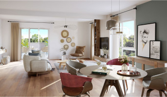Lyon programme immobilier neuve « Green Side » en Loi Pinel  (4)