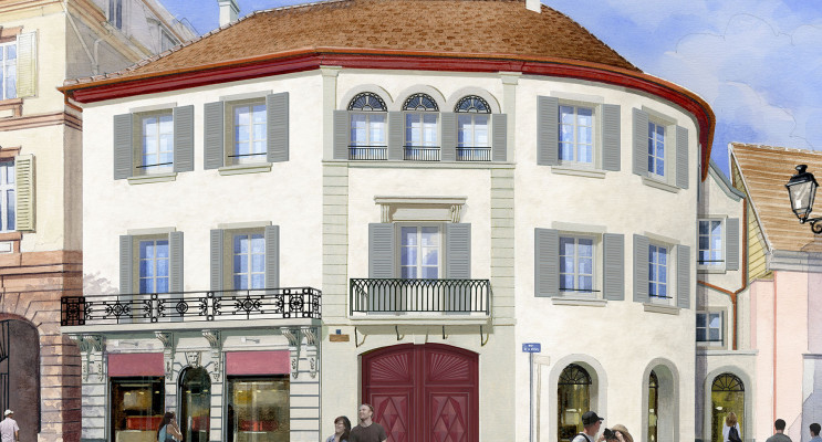Colmar programme immobilier &agrave; r&eacute;nover &laquo; Cour Saint-Martin &raquo; en Loi Malraux 