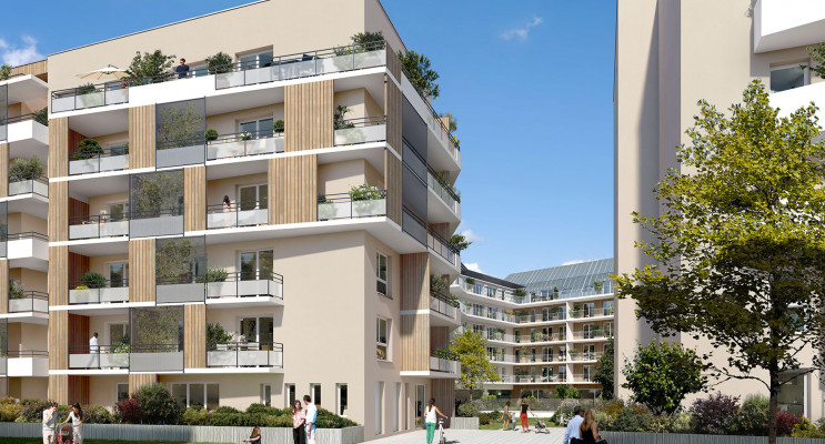 Rouen programme immobilier neuf &laquo; Carr&eacute; Flora &raquo; en Loi Pinel 