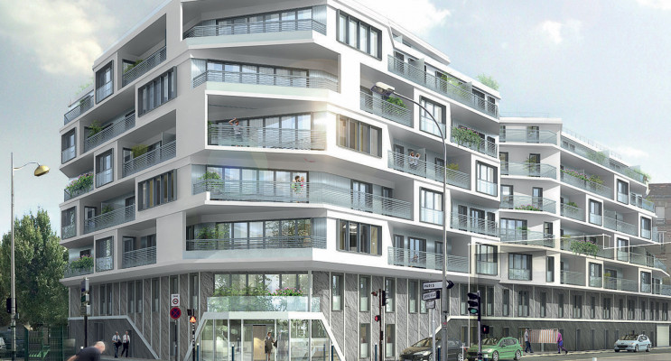 Aubervilliers programme immobilier neuf &laquo; Les Reflets Du Canal &raquo; en Loi Pinel 