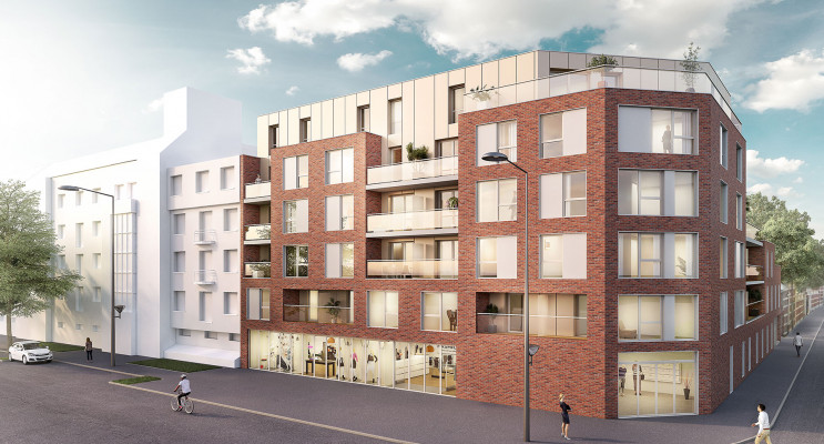 Roubaix programme immobilier neuf &laquo; Le 81 Barbieux &raquo; en Loi Pinel 
