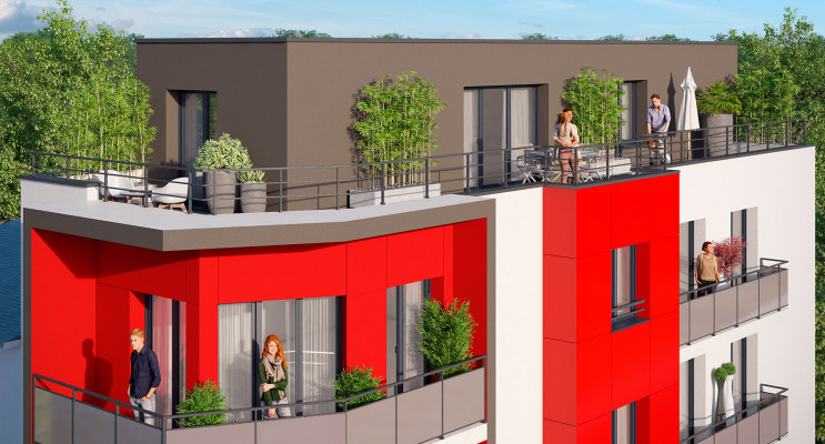 Rouen programme immobilier neuf « Le Parc Exupery » en Loi Pinel 