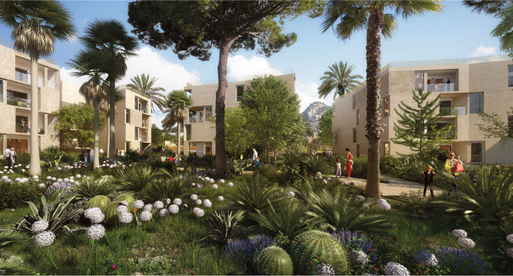 Hy&egrave;res programme immobilier neuf &laquo; Le Versant des Roches &raquo; en Loi Pinel 