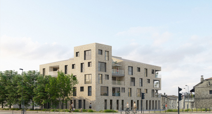 Bordeaux programme immobilier neuf &laquo; Bricklane &raquo; en Loi Pinel 