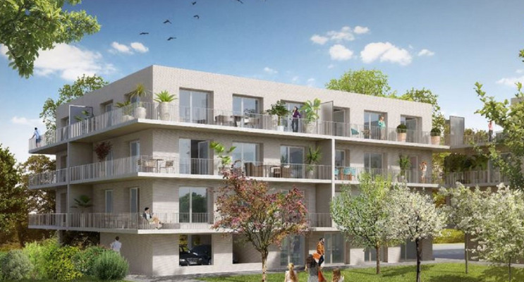 Amiens programme immobilier neuf « Garden District 2 » en Loi Pinel 
