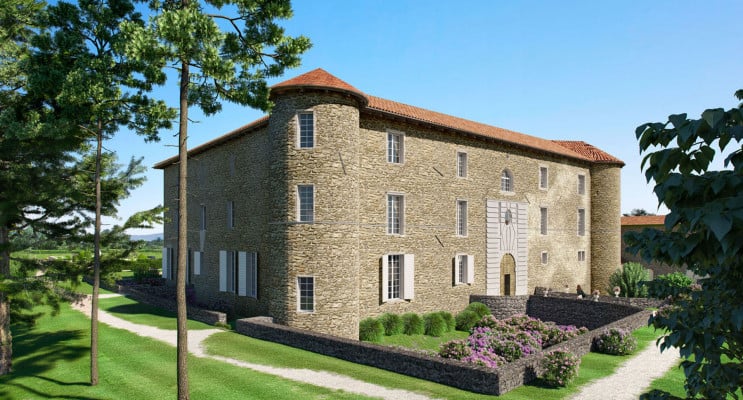 Chassagny programme immobilier à rénover « Château de Chassagny » en Monument Historique 