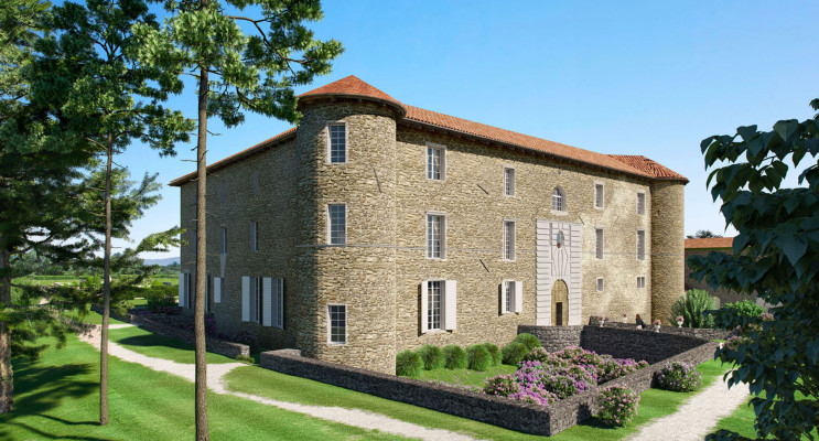 Chassagny programme immobilier &agrave; r&eacute;nover &laquo; Ch&acirc;teau de Chassagny &raquo; en Monument Historique 