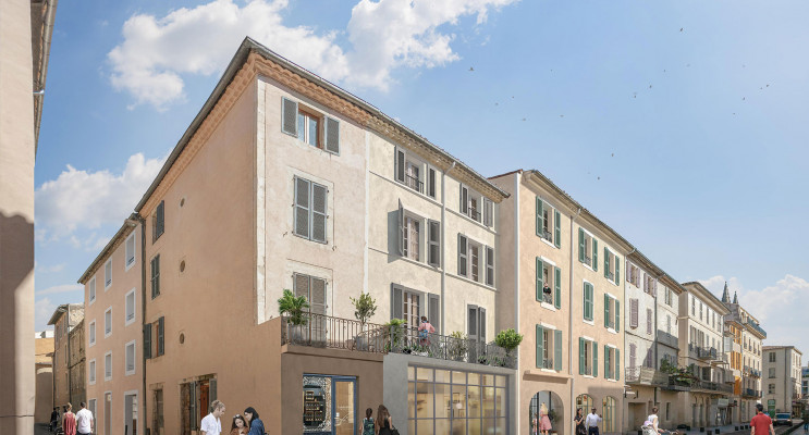 N&icirc;mes programme immobilier &agrave; r&eacute;nover &laquo; Patio Auguste &raquo; en Loi Malraux 