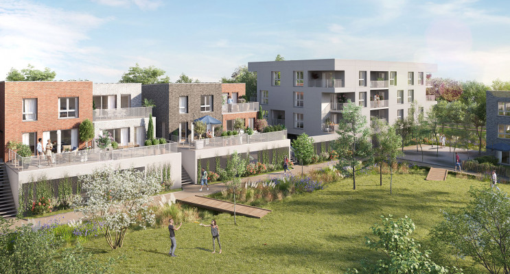 Amiens programme immobilier neuf « Couleur Nature » en Loi Pinel 
