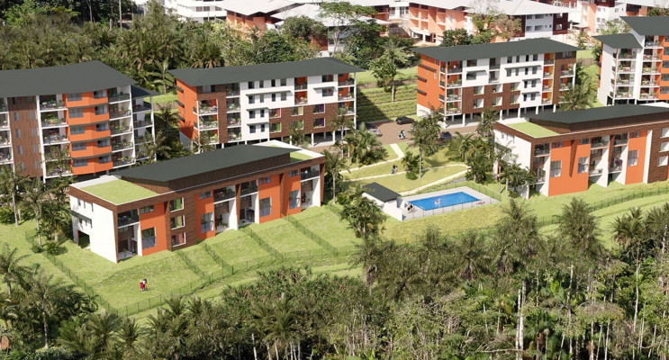 Remire-Montjoly programme immobilier neuf &laquo; Eb&egrave;ne Rose 2022 &raquo; en Loi Pinel 