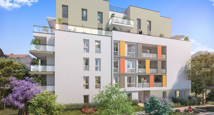 Villeurbanne programme immobilier neuf &laquo; Ceur Balzac &raquo; en Loi Pinel 