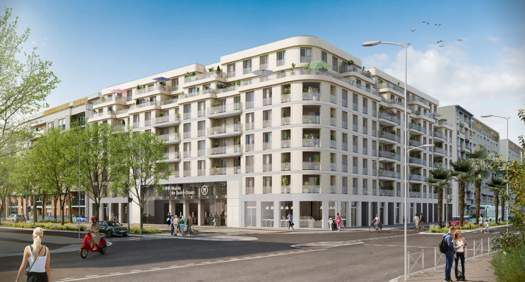 Saint-Ouen-sur-Seine programme immobilier neuf &laquo; R&eacute;ciproque - Est &raquo; en Loi Pinel 