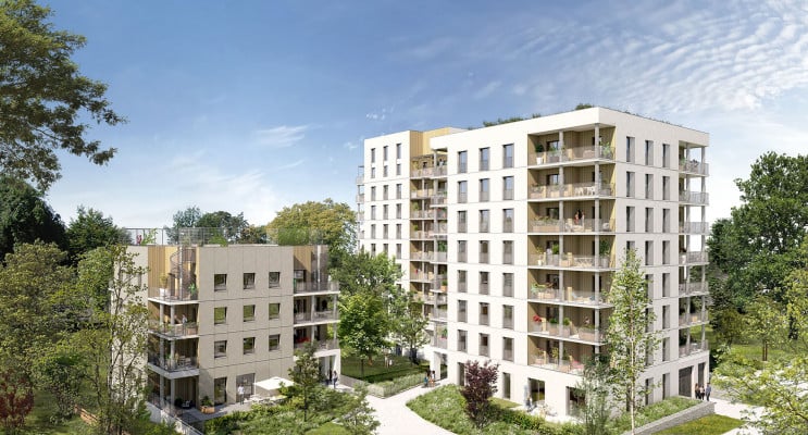 Nantes programme immobilier neuf &laquo; C&oelig;ur Bois&eacute; &raquo; en Loi Pinel 