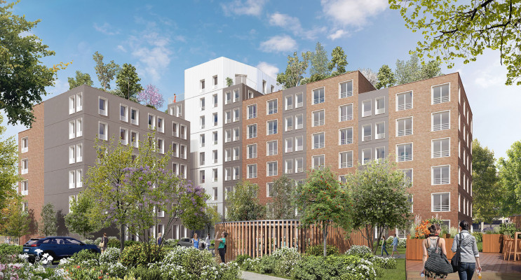 Villeneuve-d'Ascq programme immobilier neuf &laquo; R&eacute;sidence Affaires Le Wax &raquo; 