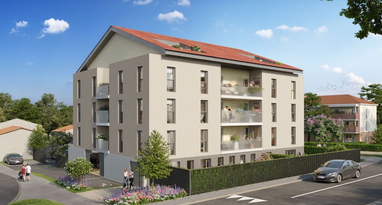 Jassans-Riottier programme immobilier neuf &laquo; Evidence &raquo; en Loi Pinel 