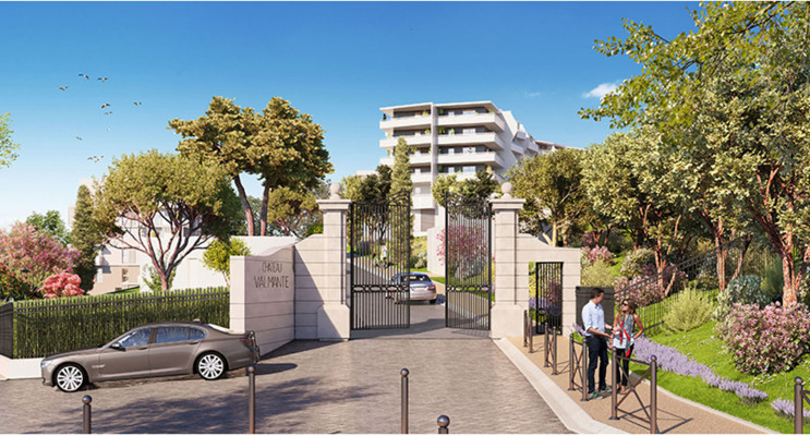 Marseille programme immobilier neuf « Chateau Valmante - Inspir' » en Loi Pinel 