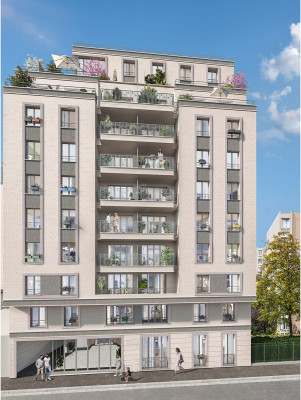 Clichy programme immobilier neuf &laquo; The Arty &raquo; en Loi Pinel 