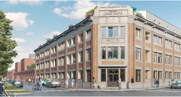 Tourcoing programme immobilier neuf &laquo; La Fabrik B&acirc;t 5 &raquo; en Loi Pinel 