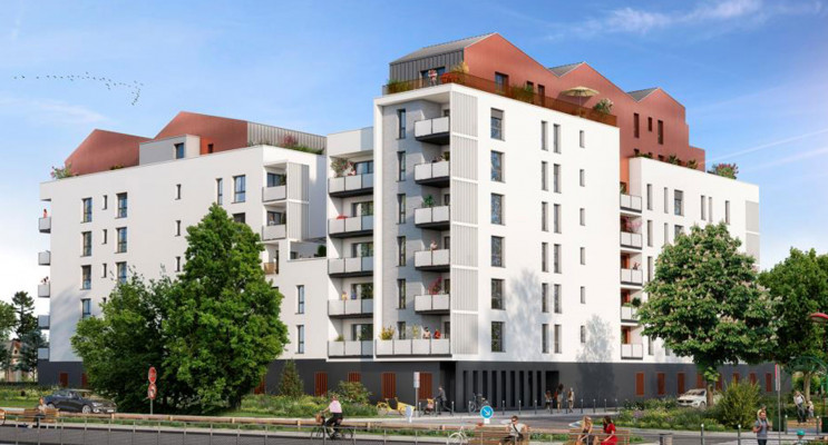 Elbeuf programme immobilier neuf &laquo; Les Souhaits &raquo; en Loi Pinel 