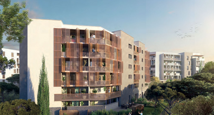 Montpellier programme immobilier neuf &laquo; Carr&eacute; Renaissance - Domaine Pascalet &raquo; en Loi Pinel 