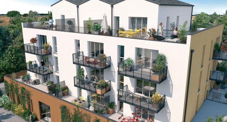Chartres programme immobilier neuf « Les Villas & Terrasses du Parc » en Loi Pinel 