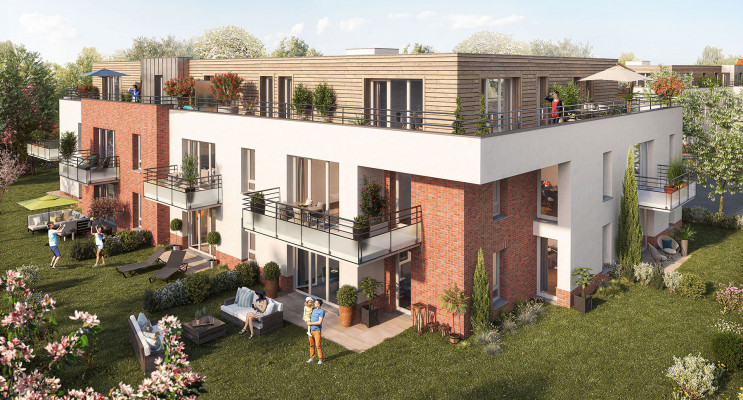 Amiens programme immobilier neuf « Empreinte » en Loi Pinel 