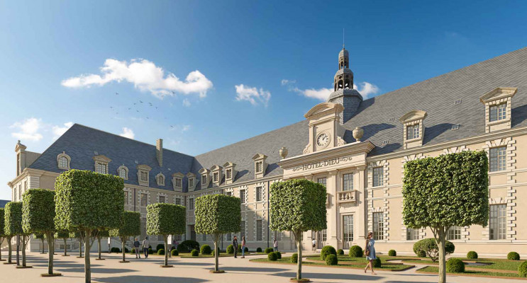 Blois programme immobilier &agrave; r&eacute;nover &laquo; H&ocirc;tel Dieu &raquo; en Loi Malraux 