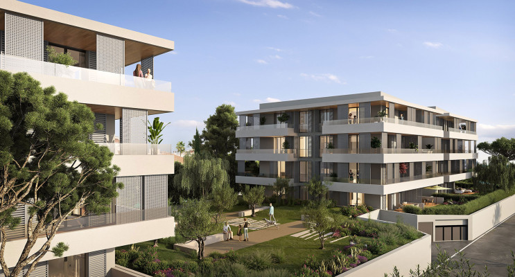 Villeneuve-Loubet programme immobilier neuf &laquo; Les Terrasses du Parc 16 &raquo; en Nue Propri&eacute;t&eacute; 