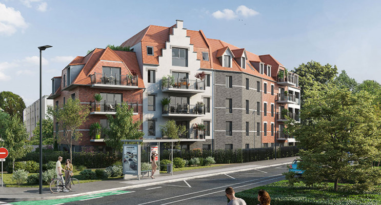 Haubourdin programme immobilier neuf &laquo; R&eacute;sidence Bellevue &raquo; en Loi Pinel 