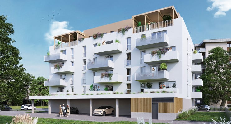 Cluses programme immobilier neuf « Paloma cluses » en Loi Pinel 
