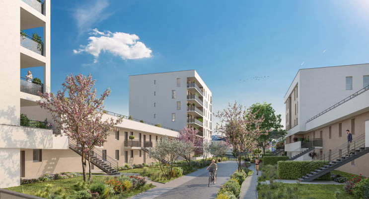 Grenoble programme immobilier neuf « Les Allées Hikari » en Loi Pinel 