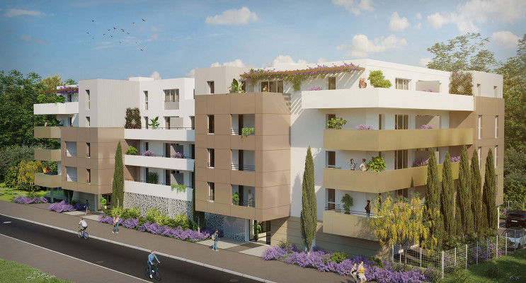 Arles programme immobilier neuf &laquo; Couleur Lavande &raquo; en Loi Pinel 