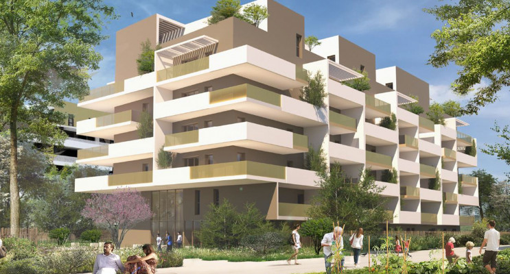 Montpellier programme immobilier neuf &laquo; Le Clos Lauzier &raquo; en Loi Pinel 